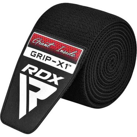 Бинти на коліна RDX K1 GYM Knee Wraps Full Black Каменское