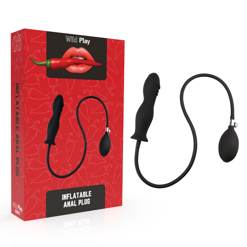 Надувная анальная пробка - Erospace Wild Play Inflatable Anal Plug C6 Sex Aura Киев - изображение 1