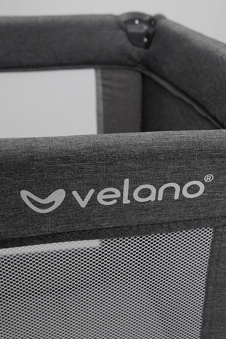 Ліжко-манеж дитяче VELANO Flexi, grey Київ - фото 5