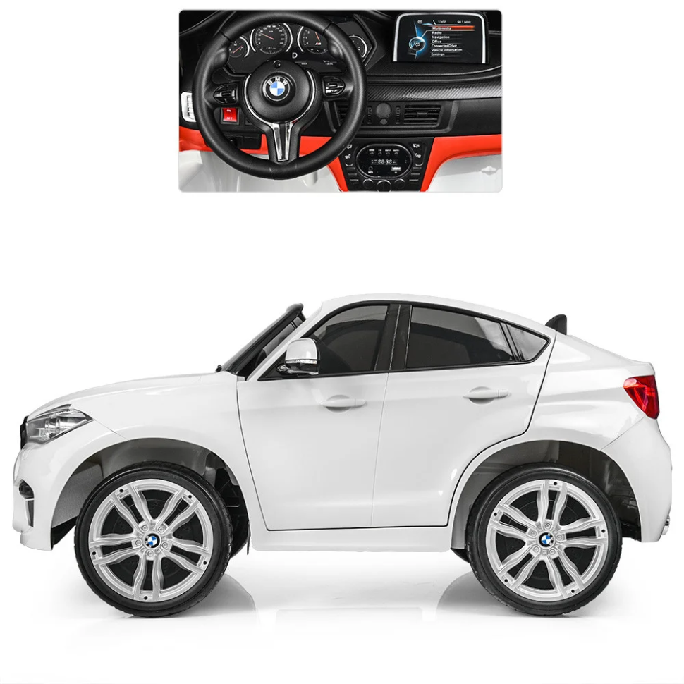 Дитячий електромобіль Джип Bambi JJ2168EBLR-1 BMW до 50 кг Вінниця - фото 4