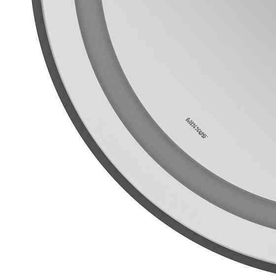 Дзеркало Mixxus Premium ELLIPSE MV05-80x70-Reverse BLACK з Led Touch, Anti-fog, димером (3-6,5kK) (MP6646) Київ