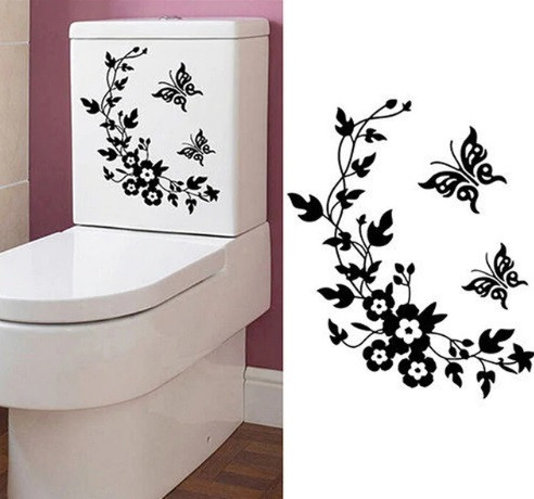 Интерьерная наклейка для дома 28 на 25 см черный Киев - изображение 2