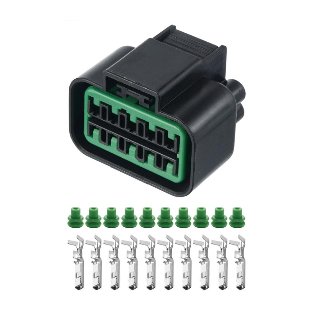 Разъем коннектор 10-кон., PB625-10027, NMWP10F-B, KUM Корея универс., Моторный отсек, Hyundai, Kia Киев - изображение 1