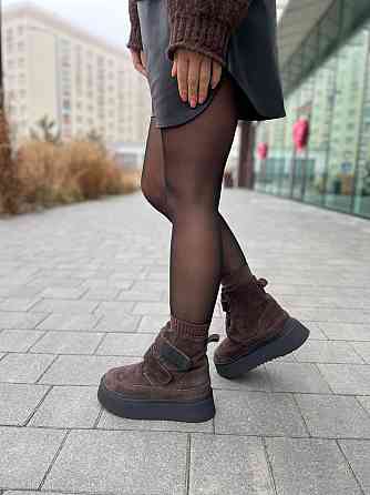 Jasmine Угги жіночі Jasmine коричневі натуральна замша зимові (5724) Коломия