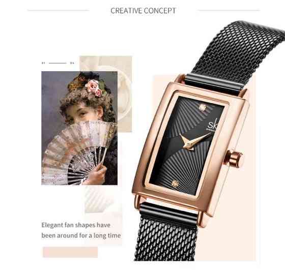 Годинник жіночий наручний Shengke Victoria Leather Classic (2 ремінці) Київ