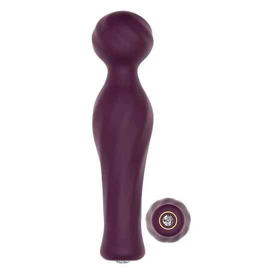 Вибратор-микрофон Dream Toys Essentials Magic Wand со стразом, бордовый, 16,5 см Sex Aura Киев