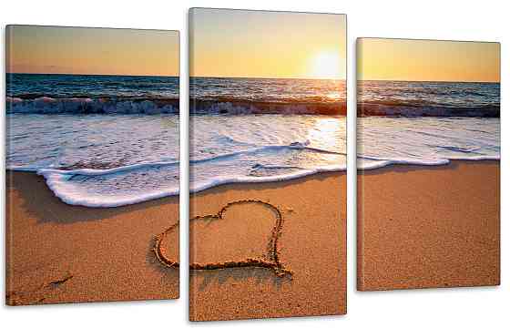 Модульная картина в гостиную / спальню   Сонячний берег    Art-733_3 Київ
