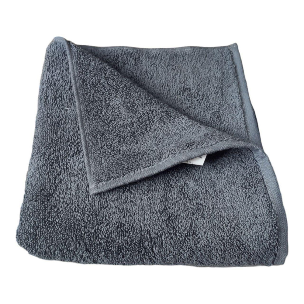 Рушник махровий 40×70 щільність 500 сірий Київ - фото 3