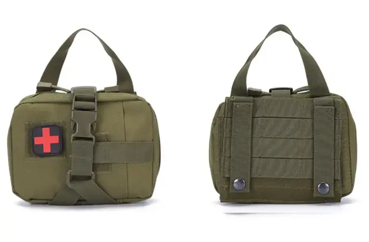 Подсумок-аптечка c креплением на Molle с быстрым сбросом (Зеленый) Киев - изображение 3