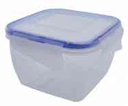 Контейнер для харчових продуктів 0,9л квадратний з затиском Алеана Житомир