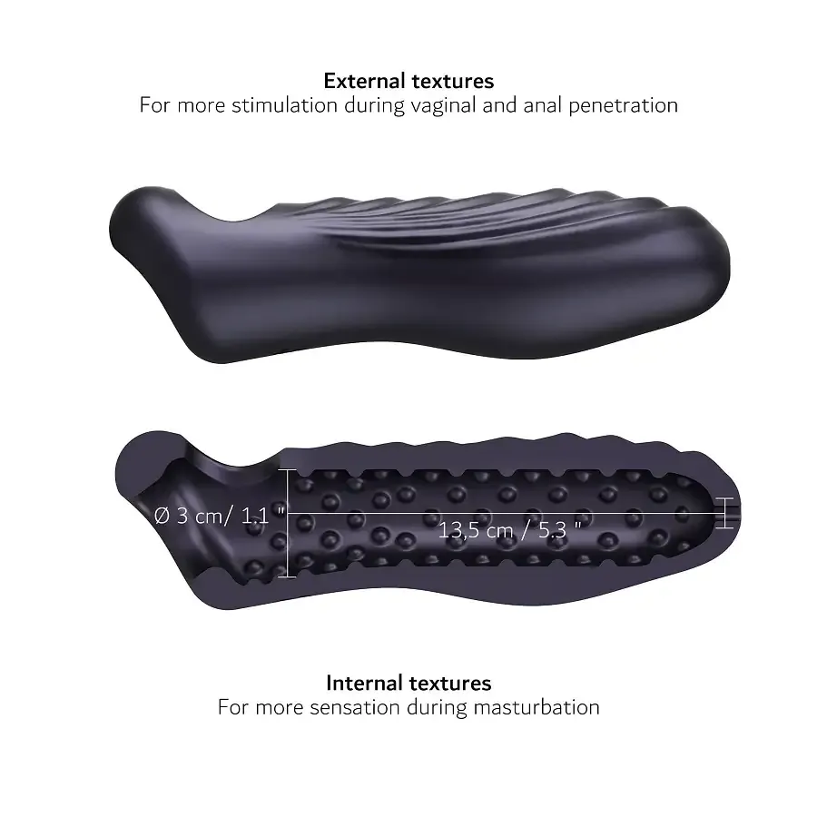 Насадка на член Manwan RYZER MAX - Black Plum Львов - изображение 3