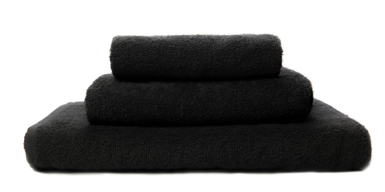 Рушник банний махровий Ideal Textile 70х140 см однотонний в кольорах 400 г/м2 (56860345) Чорний, чор Чернівці