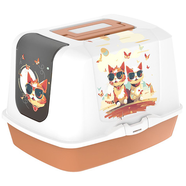 Moderna Trendy Cat Indy&Louise МОДЕРНА ІНДІ та ЛУЇЗА закритий туалет для котів Київ - фото 1
