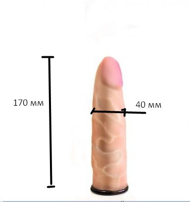 Насадка на страпон телесная EGZO, (система Vac-U-Lock) Sex Aura Киев - изображение 2