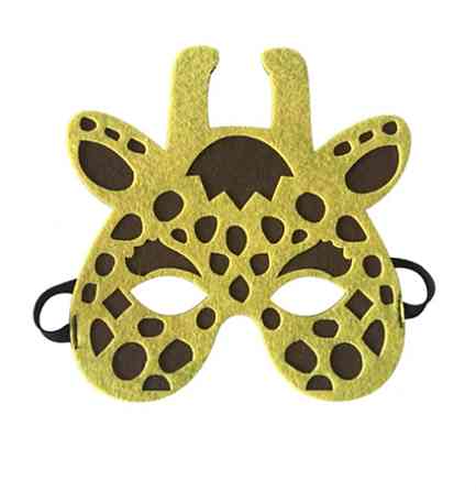 Детская маска Жираф для утренника one size желто-коричневый Киев