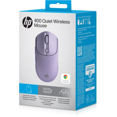 Мышка HP 400 Quiet Wireless/Bluetooth Purple (AZ7B7AA) Винница - изображение 7