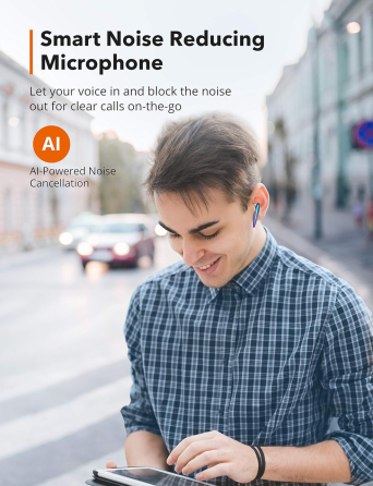 Бездротові навушники SoundLiberty 80 TWS, Bluetooth 5.0, aptX, AI шумозаглушення, USB-C, до 20 годин роботи Київ