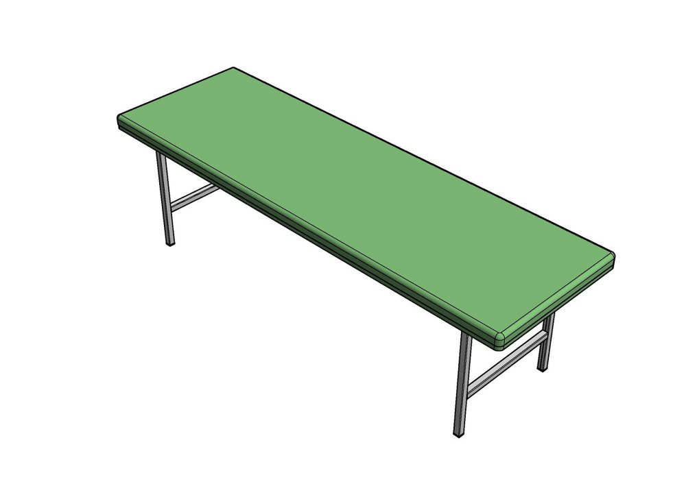 Кушетка з нерегульованим підголовником оглядова медична АТОН КС-Ц до 160 кг Дніпро - фото 3