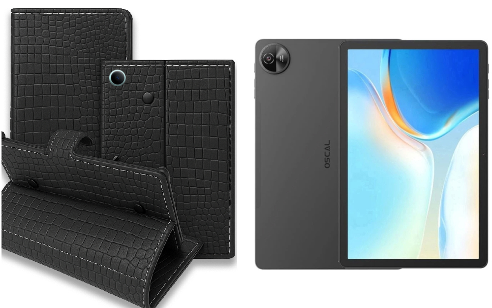 Книжка-трансформер для планшета Blackview Oscal Pad 80, колір Black Krokodil Black Київ - фото 1