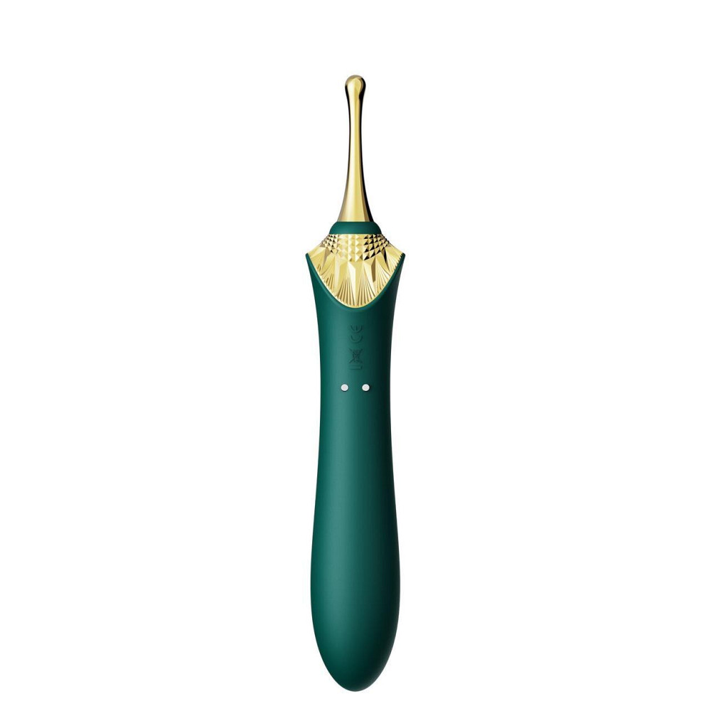Мультифункціональний вібратор Zalo — Bess 2 Turquoise Green, 4 насадки, підігрів Sex Aura Київ - фото 10