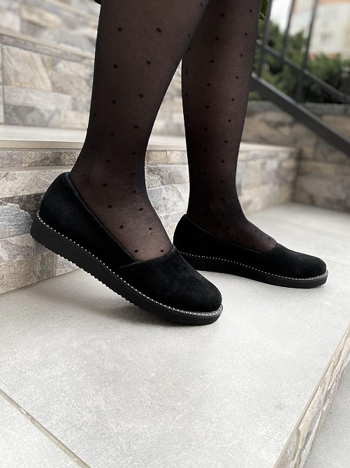 BOGATKO Балетки жіночі BOGATKO 8131 чорні (весна-осінь, замша натуральна) (3542) лише 37р.39р. Коломыя - изображение 7