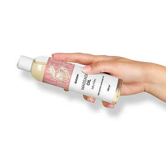 Розпродаж!!! Масажна олія Satisfyer Massage Oil Neutral 250 мл (термін 30.04.2027) Sex Aura Київ
