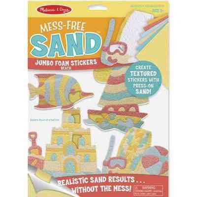 Набор для творчества Melissa&Doug Объемные блестящие наклейки Пляж (MD30042) Винница