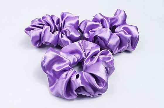 Гумка для волосся атласна Бузковий Харків