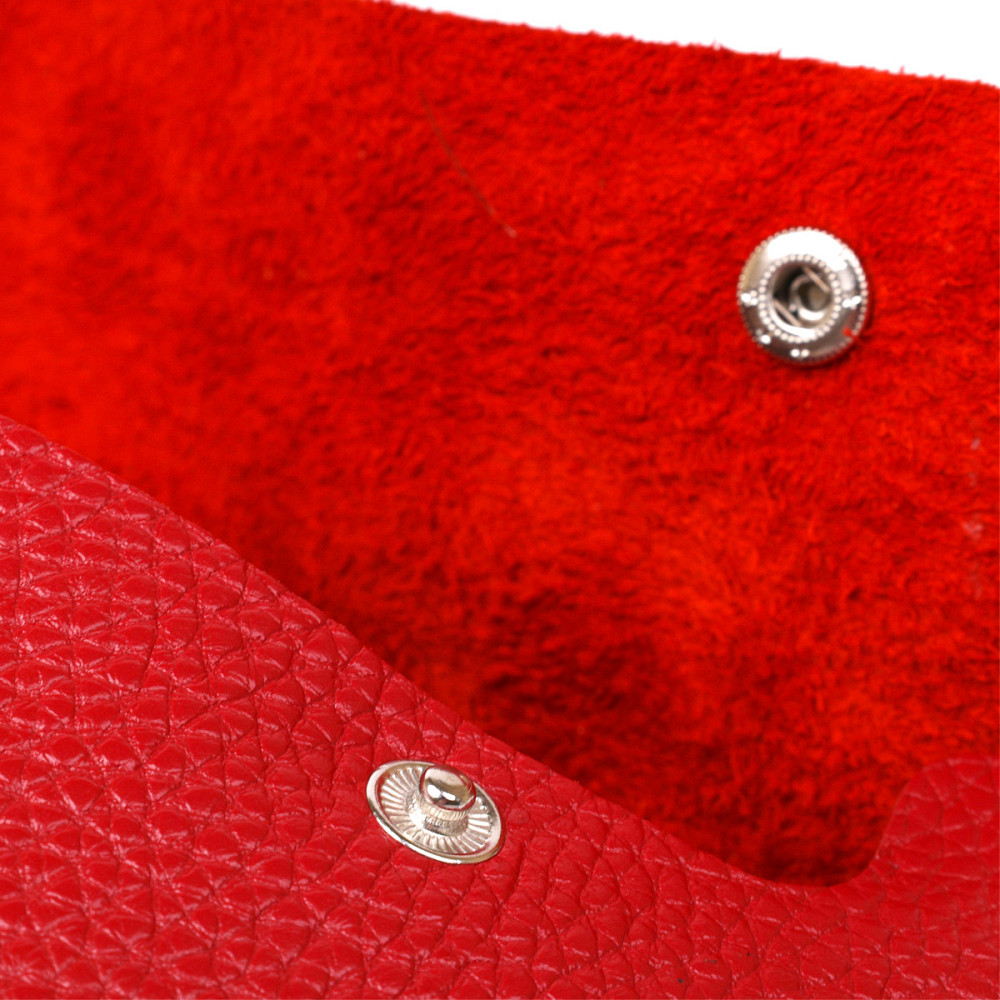 Шкіряна жіноча тревел-косметичка Shvigel 16417 Червоний Київ - фото 6