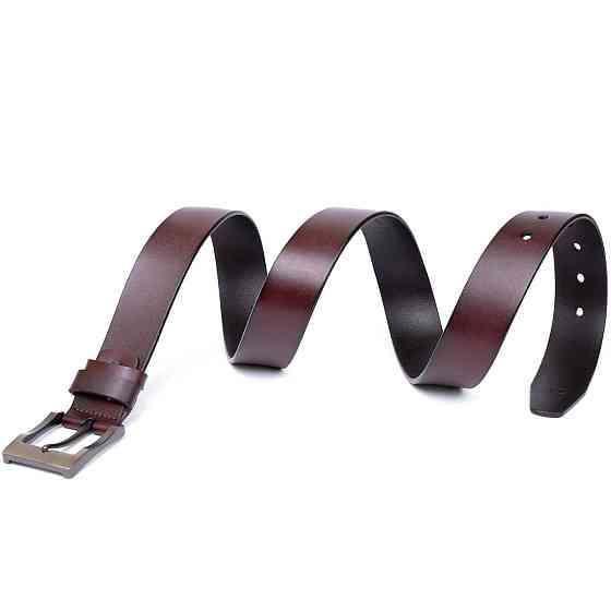 Ремінь чоловічий з класичною пряжкою Vintage 20357 Коричневий Київ