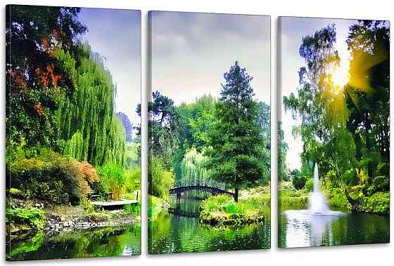 Модульна картина у вітальню/ спальню   Парк     ART-286_3A Київ