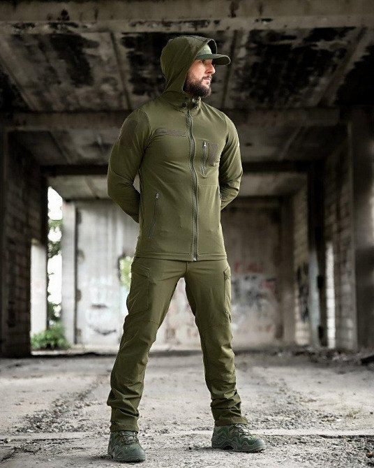 Эластичная тактический костюм agony олива  ВТ6860 Одесса - изображение 3