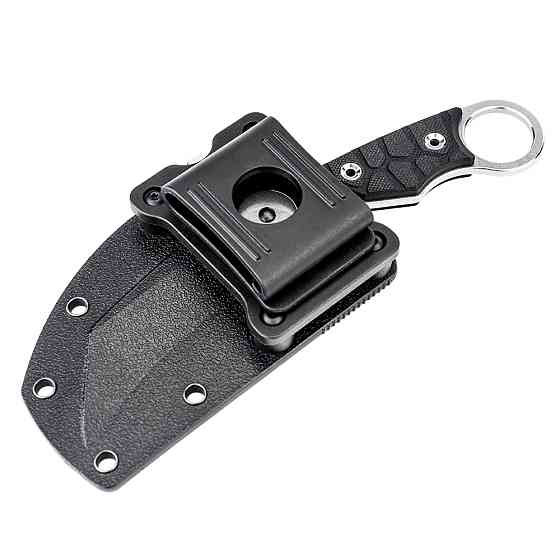 Ніж фіксований туристичний Ruike FS68, (8.6 см) 14C28N / G10 чорний Київ