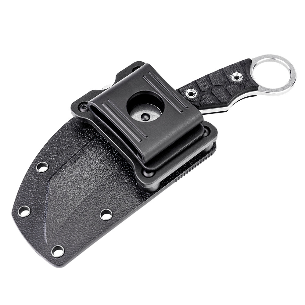 Ніж фіксований туристичний Ruike FS68, (8.6 см) 14C28N / G10 чорний Київ - фото 4