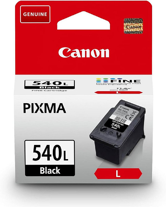 Картридж Canon PG-540L черный оригинальный 300 стр для PIXMA TS3550i/TS3551i/TR4750i перерабатываемая упаковка Киев - изображение 1