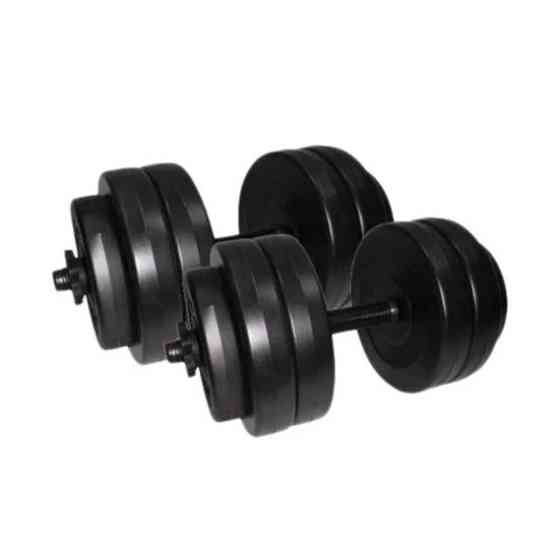 Гантели наборные композитные в пластиковой оболочке 2 шт по 13 кг Rock Pro NE-PL-G-013-2 Винница