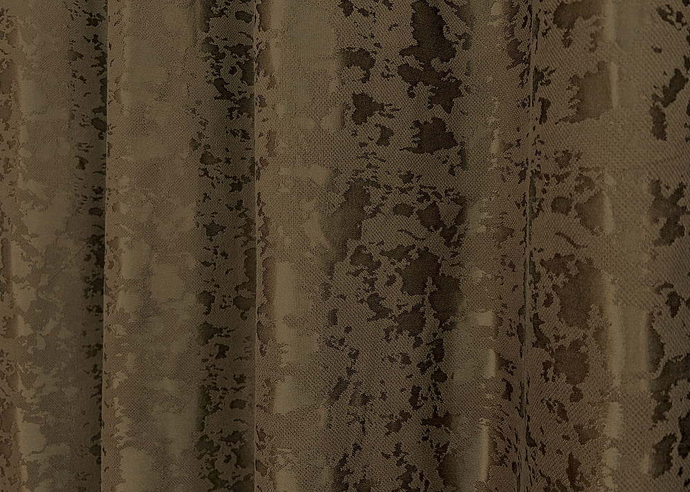 Комплект штор на люверсах VR-Textil Льон мармур Pavliani ХО № 1261ш Коричневий 150х250 см 2 шт (37-0314) Київ - фото 8