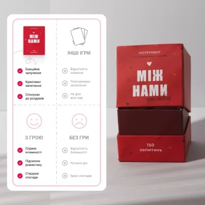 Настольная игра 18+ Memo Games Между нами: о любви , украинский (1000174) Винница - изображение 9