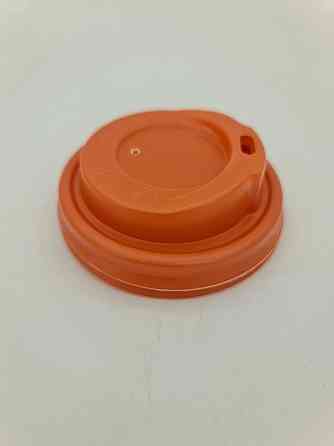 Кришка для склянки паперовий Ф75 (гар) помаранчева Маестро (50 шт) Харків