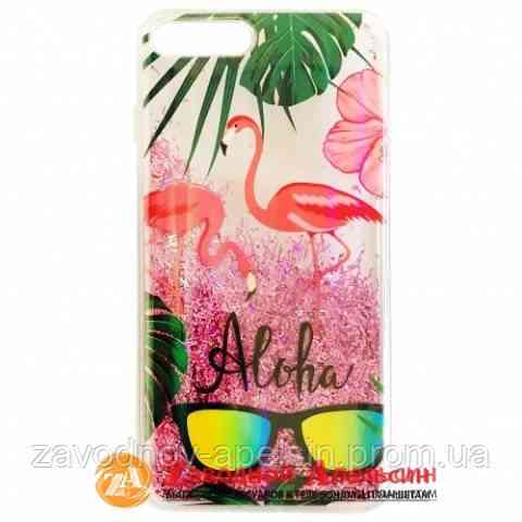 IPhone 7 8 plus чохол плаваючі блискітки Акваріум Одеса