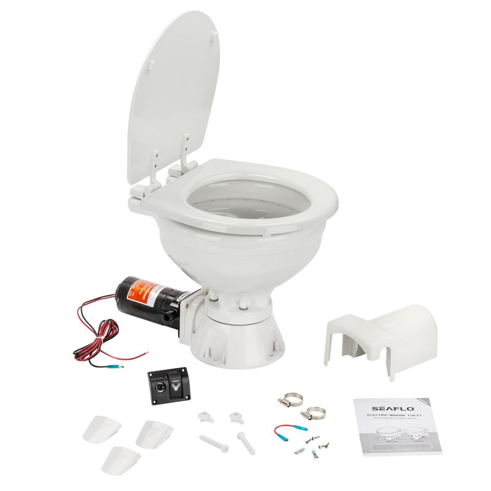 Туалет електричний морський SEAFLO SFMTE-01/SFMTE1-01 Київ - фото 3