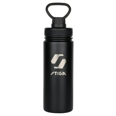 Пляшка для води Stiga Water Bottle Steel Black 550ml (2905-0101-55) (931287) Вінниця - фото 1