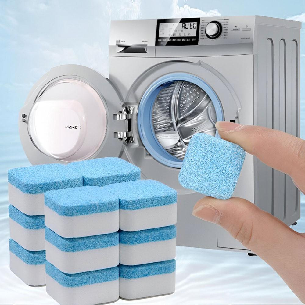 Таблетки для чищення пральних машин 12шт + Подарунок Антивібраційні підставки для пральної машинки 4шт Київ - фото 2