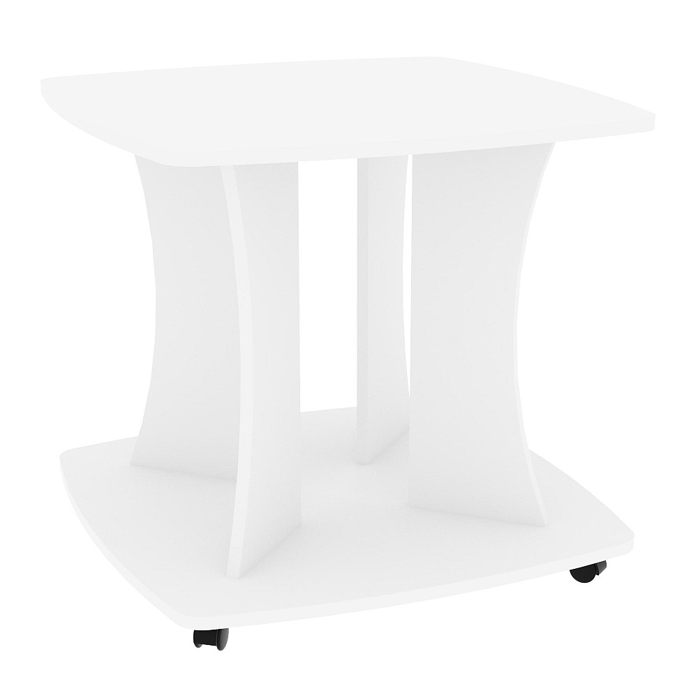 Стол журнальный Квант, Белый, 650/650/550 Львов - изображение 1