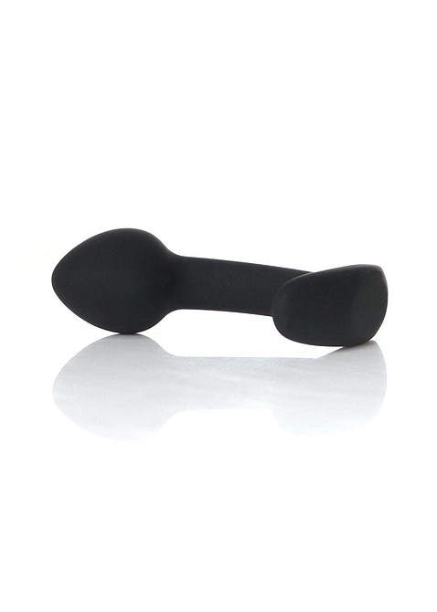 Анальна пробка - Silicone Black Curved Plug S Sex Aura Київ - фото 4