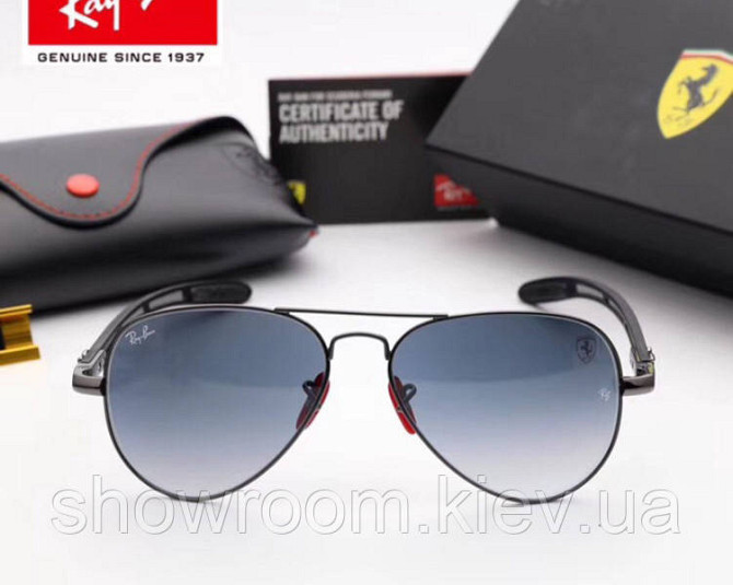 Женские солнцезащитные очки в стиле RAY BAN 8307 (004/32) Lux Киев - изображение 2