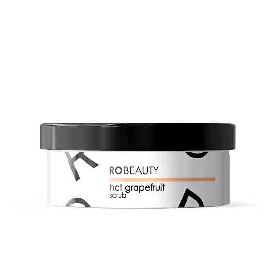 Grapefruitovy антиклітинний скраб для тили з активним компонентом Hotflux Grapefruit scrub robeauty 350 g Вінниця