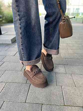 ITTS Угги жіночі ITTS -24 коричневі (зима, замша натуральна) (6042) Коломия