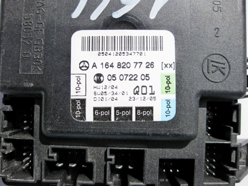 Mercedes-Benz  A1648207726 Блок керування передніх лівих дверей GL X164 ML W164 R-Class W251 Одеса - фото 2