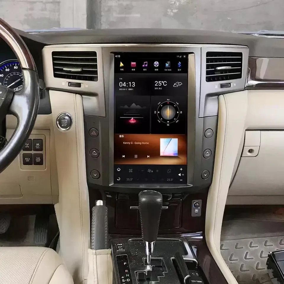 Магнітола головний пристрій Lexus Lx 570 Tesla style Тесла стиль Тернопіль - фото 2